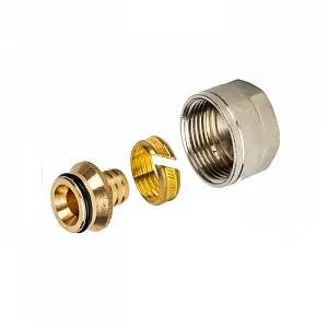 Соединитель для труб PEX прямой обжим - внут.р. 20х3/4" 0